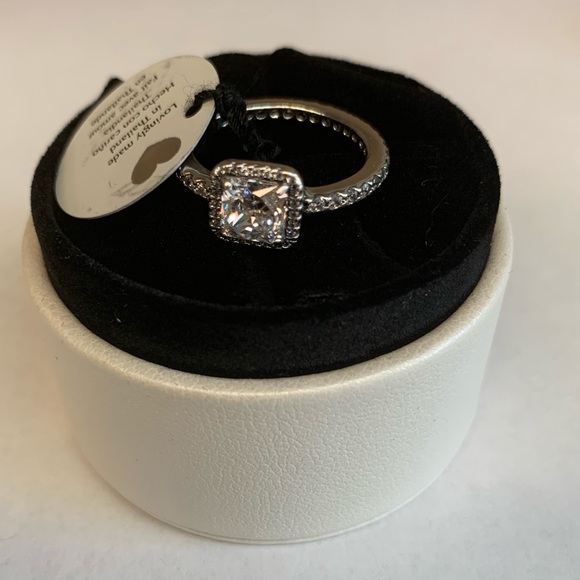 Pandora square sparkle ring - Picture 4 of 5